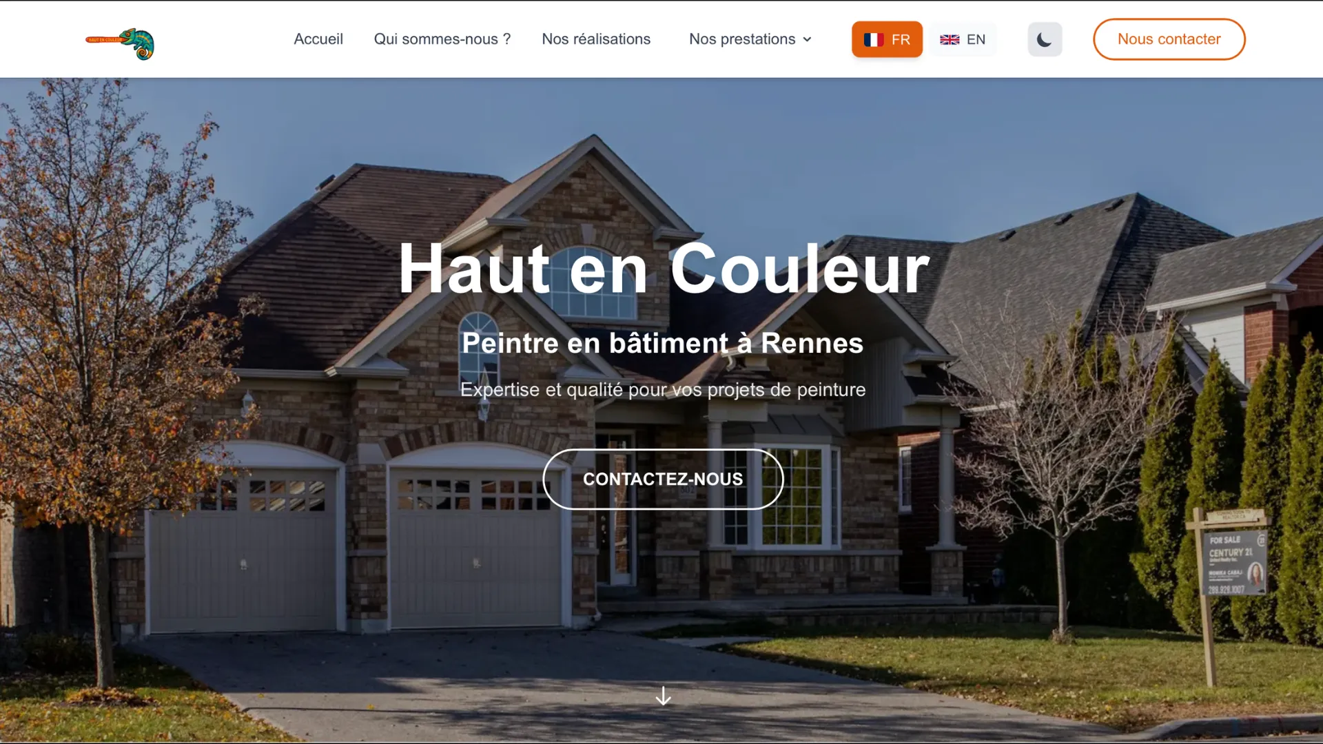 Haut en Couleur — Next.js 16, TypeScript, Tailwind CSS